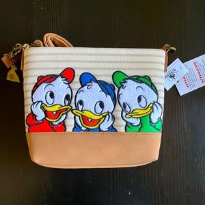 NWT Huey, Dewey and Louie Loungefly Purse DISNEY PARKS EXCLUSIVE LIMITED RELEASE